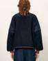 Sessùn round neck jacket cold night mood indigo
